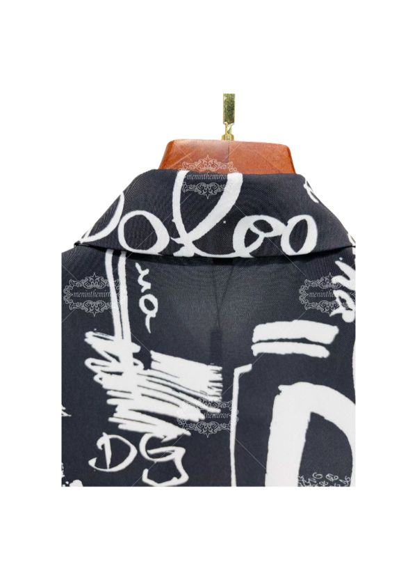 Kaus Jangkar Nautical Hitam & Putih | Galeri Mewah