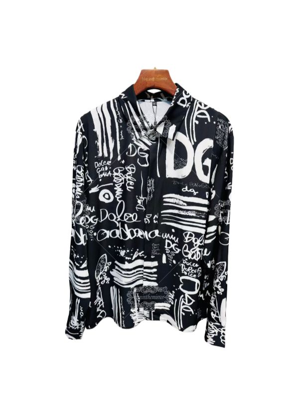 Kaus Jangkar Nautical Hitam & Putih | Galeri Mewah