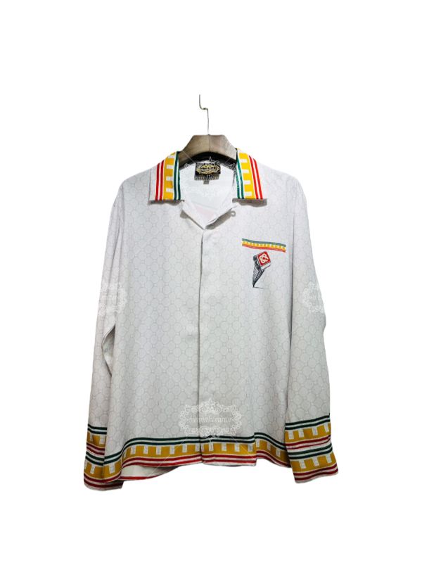 Kaus Rantai Geometris Emas Hitam | Galeri Mewah