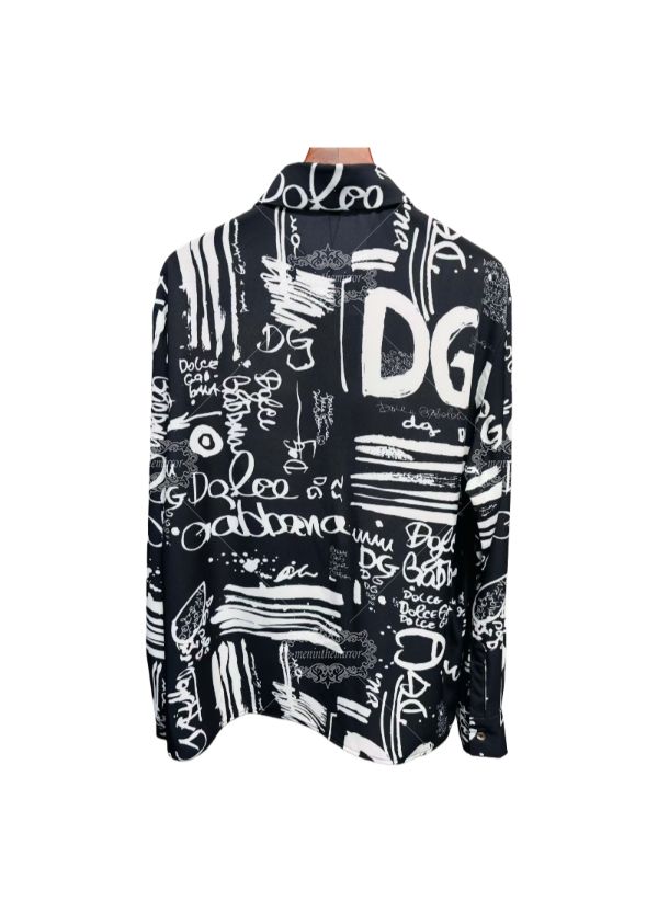 Kaus Jangkar Nautical Hitam & Putih | Galeri Mewah