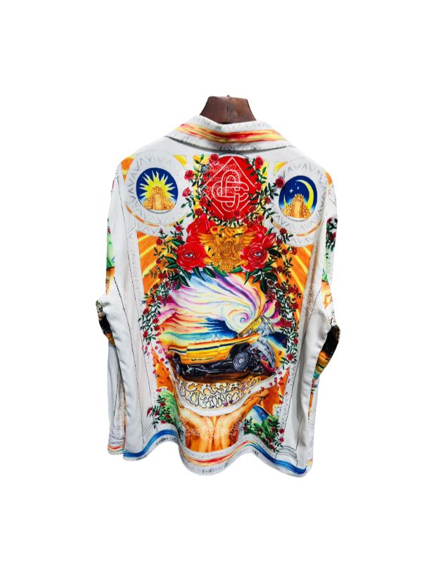 Kaos Luxe Crest Alami Hijau Putih | Galeri Mewah